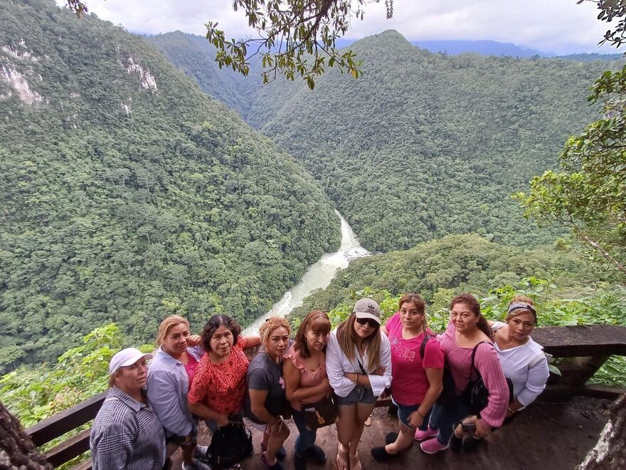 El mirador Ojo de Agua, en el camino a Las Guacamayas